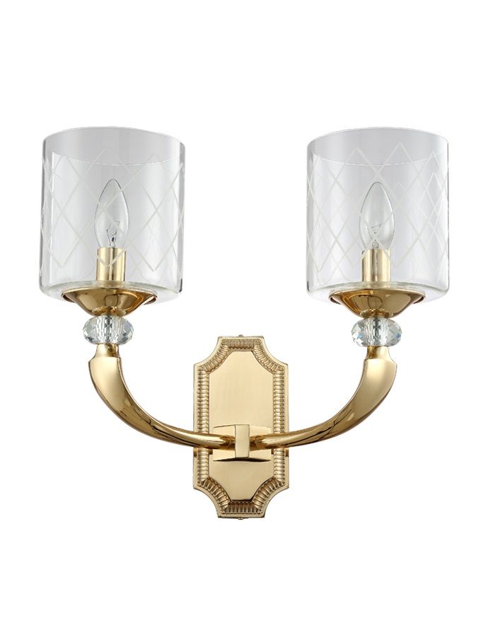 

Бра Crystallux GRACIA GRACIA AP2 GOLD, GRACIA AP2 GOLD