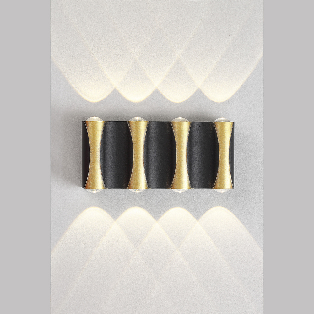 Уличный настенный светильник Crystallux CLT 022W4 BL-GO 4000K_CR