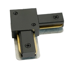 Коннектор угловой однофазный для шинопровода черный Feron 51900_FR