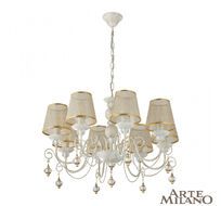Подвесная люстра Arte Milano 347620/8 WT+G