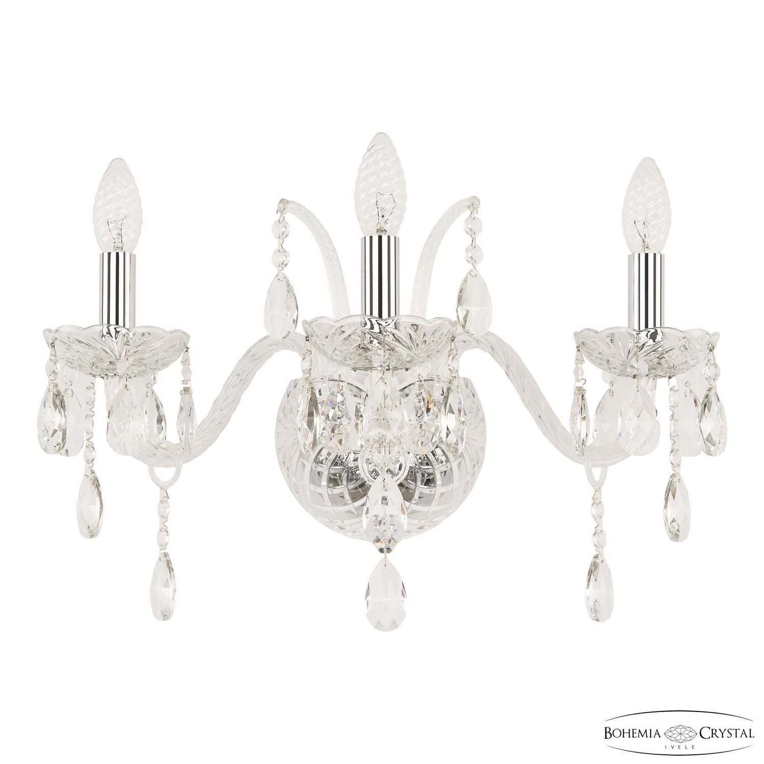 Бра Bohemia Ivele Crystal 105B/3/165 Ni_BI