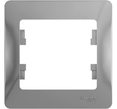 Рамка на 1 пост (алюминий) Systeme Electric GSL000301