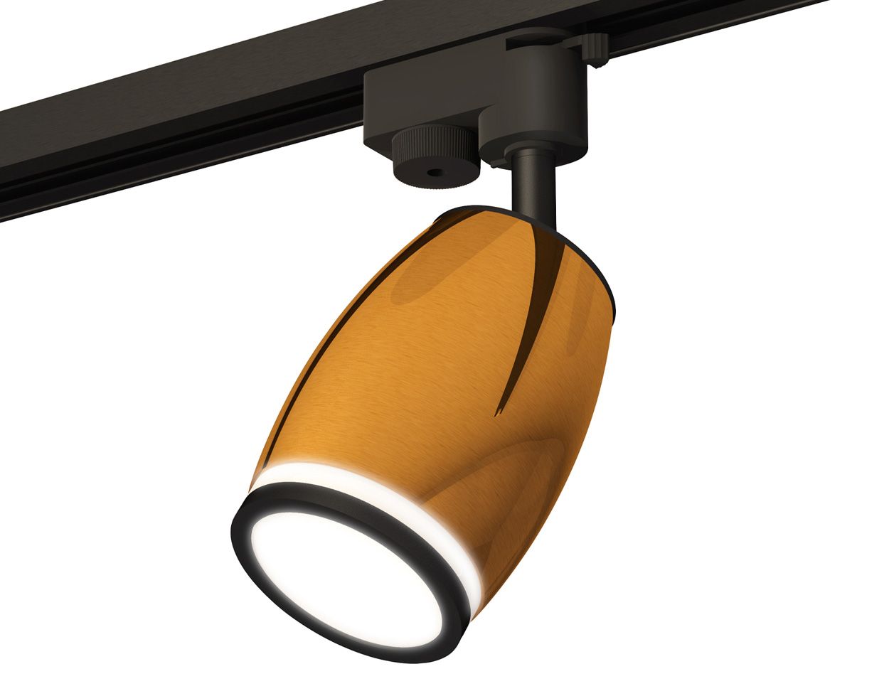 Комплект трекового однофазного светильника Ambrella light с акрилом Track System XT1125011_AMB