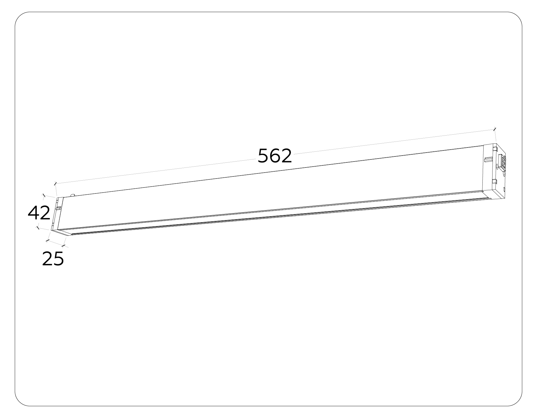 Управляемый светодиодный светильник для шинопровода Ambrella Light Magnetic GL1291_AMB
