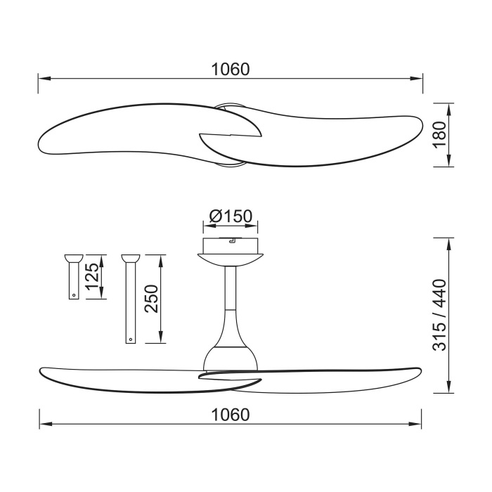 Вентилятор Mantra IPANEMA 9037_MN