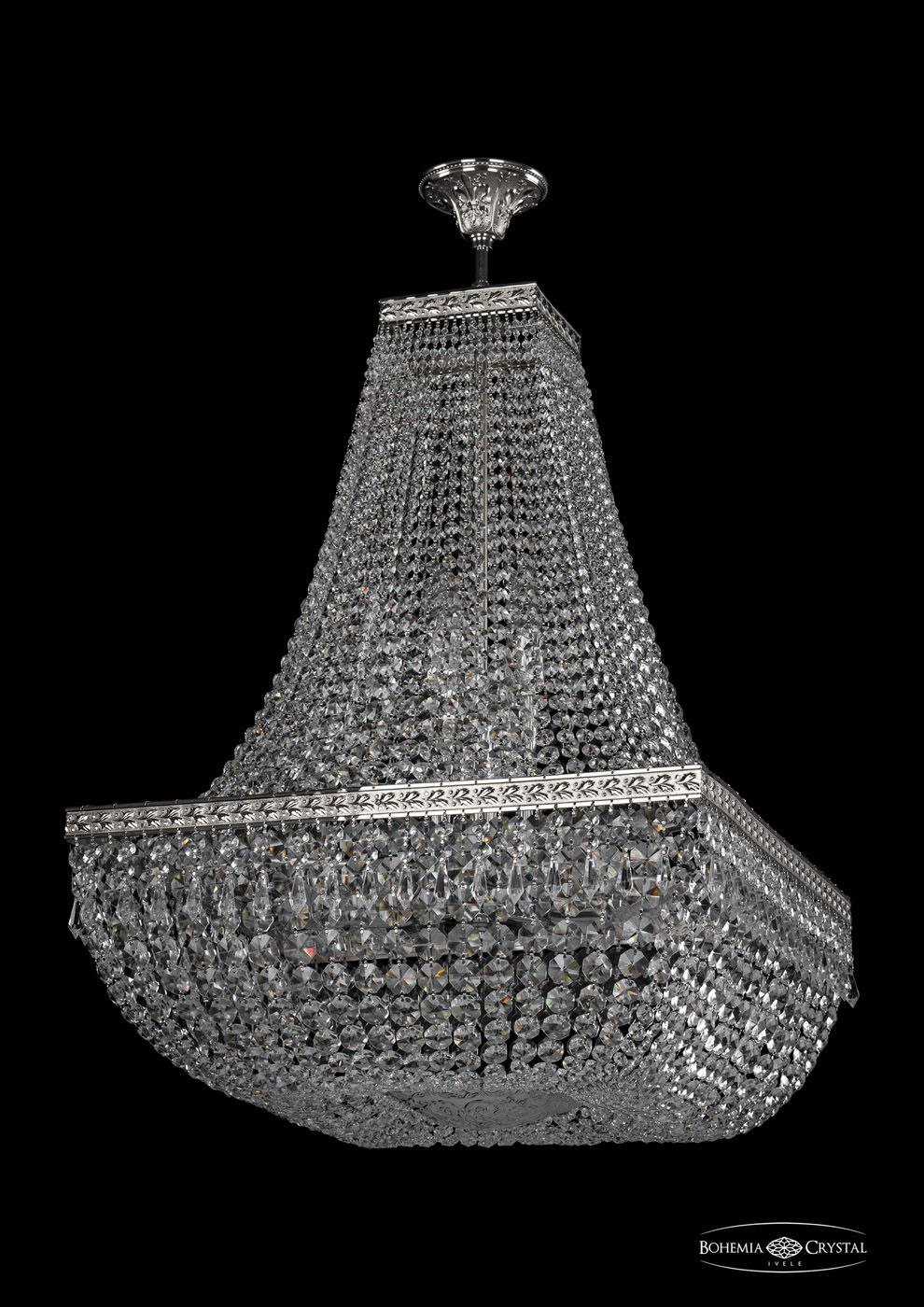 

Хрустальная люстра Bohemia Ivele 19012/H2/55IV Ni, 19012/H2/55IV Ni