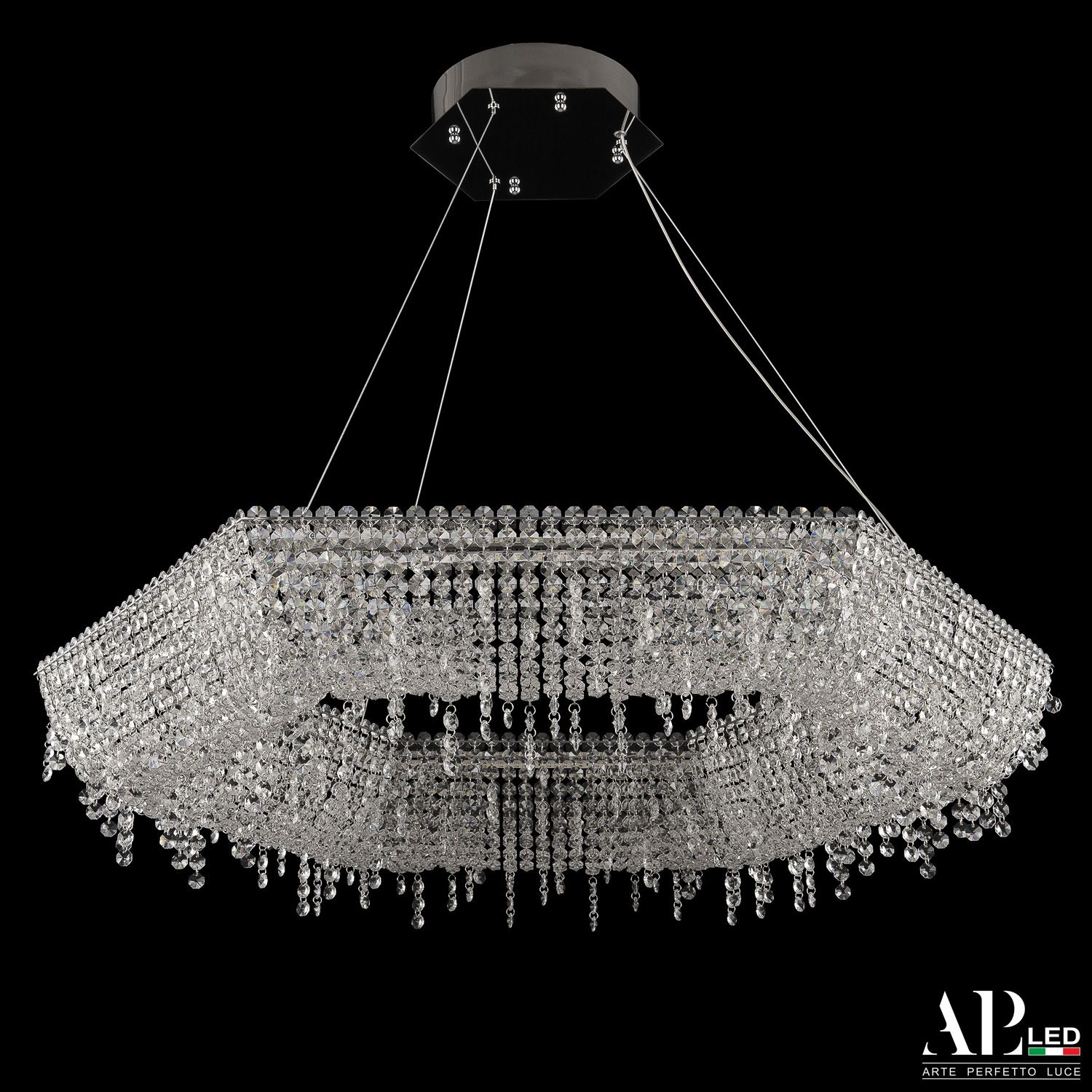 Хрустальная люстра APL LED Sicilia SH506.0.80.B.Ni.4000