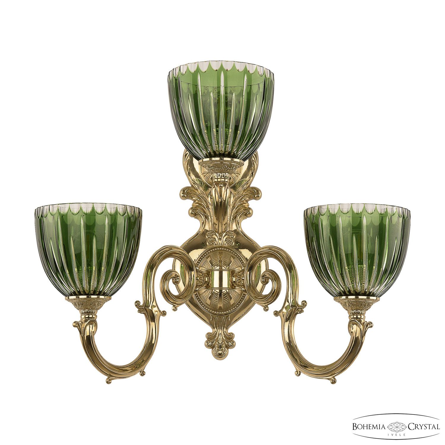 

Бра Bohemia Ivele 7203B16/2+1/210 G P1 U Clear-Green/H-1K, 7203B16/2+1/210 G P1 U Clear-Green/H-1K