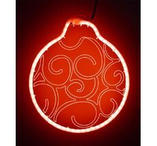 Светодиодная Фигура Шар 30 x 30 см Красная, Гибкий Неон и Акрилайт, IP54 HFS3-2R