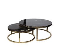 Стол журнальный (набор из 2 шт) Garda Decor 57EL-CT101А-BL