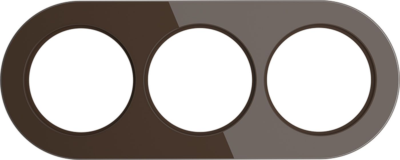 

Рамка на 3 поста Favorit Runda WL21-frame-03 a044900, Коричневый, a044900