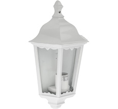 Настенный светильник с белой арматурой уличный фонарь IP44 PETERSBURG 79855 W Oasis Light 79855 W_OL