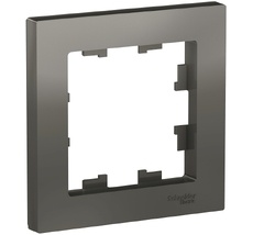 Рамка на 1 пост (сталь) Systeme Electric ATN000901