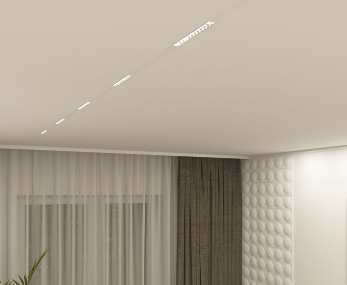 Трековый светильник однофазный Denkirs Smart DK8001-WH