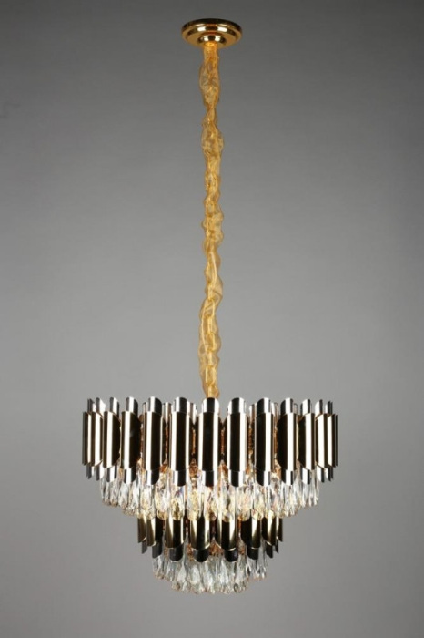 Люстра подвесная шириной 60 см хрустальная Omnilux OML-81403-13