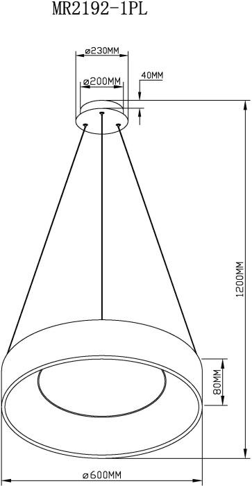 Подвесной светильник MyFar Shannon MR2192-1PL