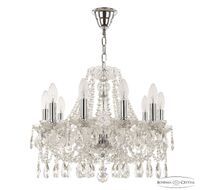Хрустальная люстра Bohemia Ivele Crystal 107/10/165 Ni_BI