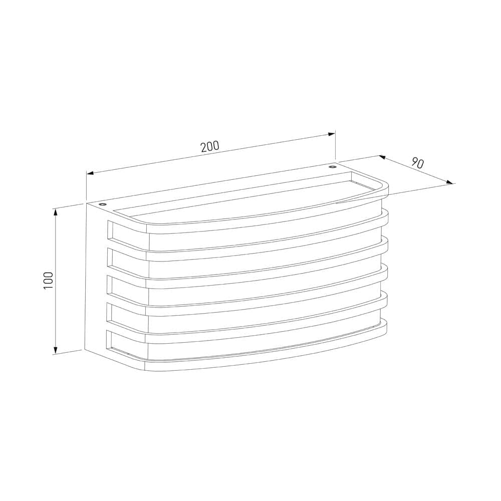 Уличный настенный светильник TECHNO a043950_ES