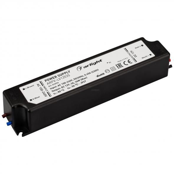 Блок питания ARPV-LV12035 (12V, 3.0A, 36W) 010996_ARL