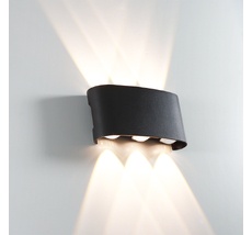 Уличный настенный светильник Arte Lamp BOSTO A3122AL-6BK