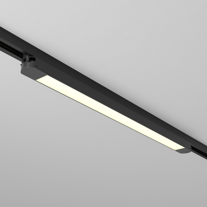 Трековый светильник однофазный светодиодный 24W 220V Maytoni TR000-1-24W3K-B_1_MY