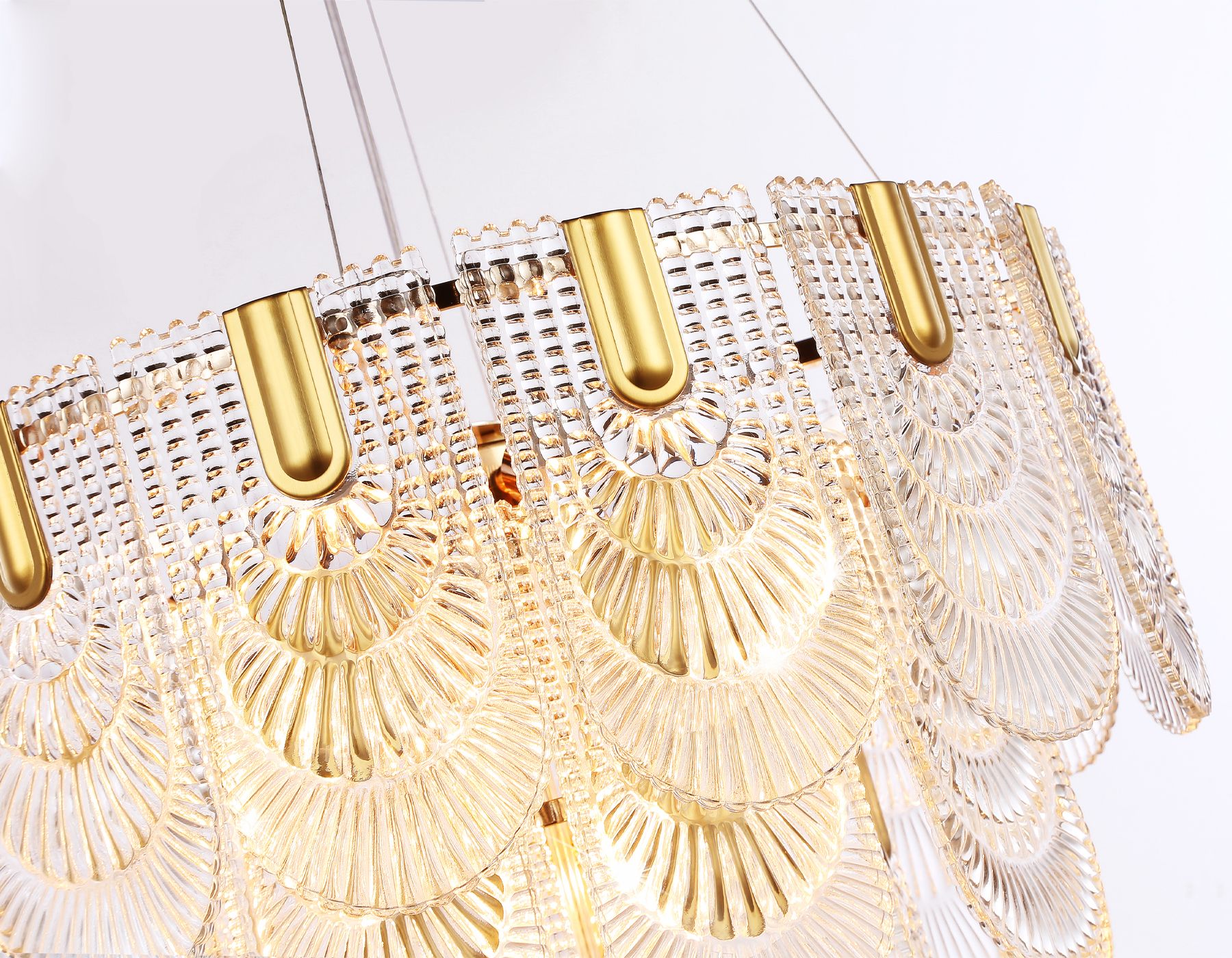 Подвесная люстра Ambrella light с хрусталем Traditional TR5388_AMB