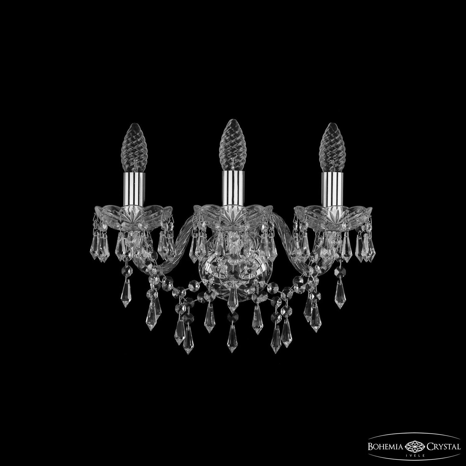 Бра Bohemia Ivele Crystal 1403B/3/141 Ni_BI