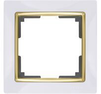 Рамка на 1 пост Snabb WL03-Frame-01-white-GD a051662_WR