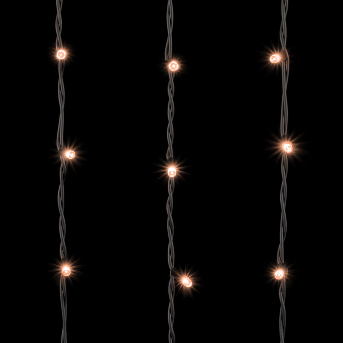 Гирлянда LTC Занавес 2 x 3 м Экстра Тепло-Белый 220В, 600 LED LL602-1-2EWW