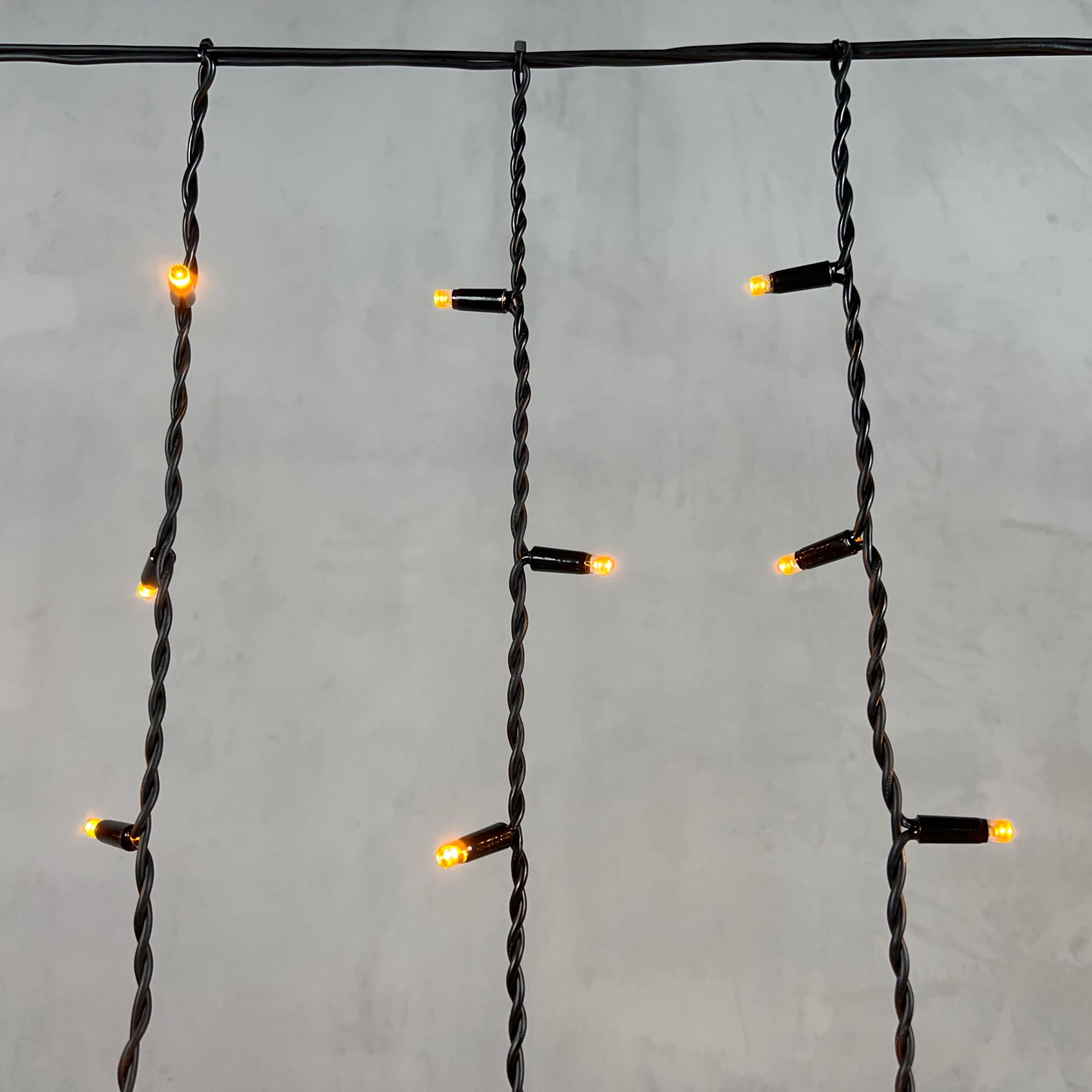 Гирлянда LTC Бахрома 3,2 x 0,9 м Желтая, 168 LED LL168-1-2Y