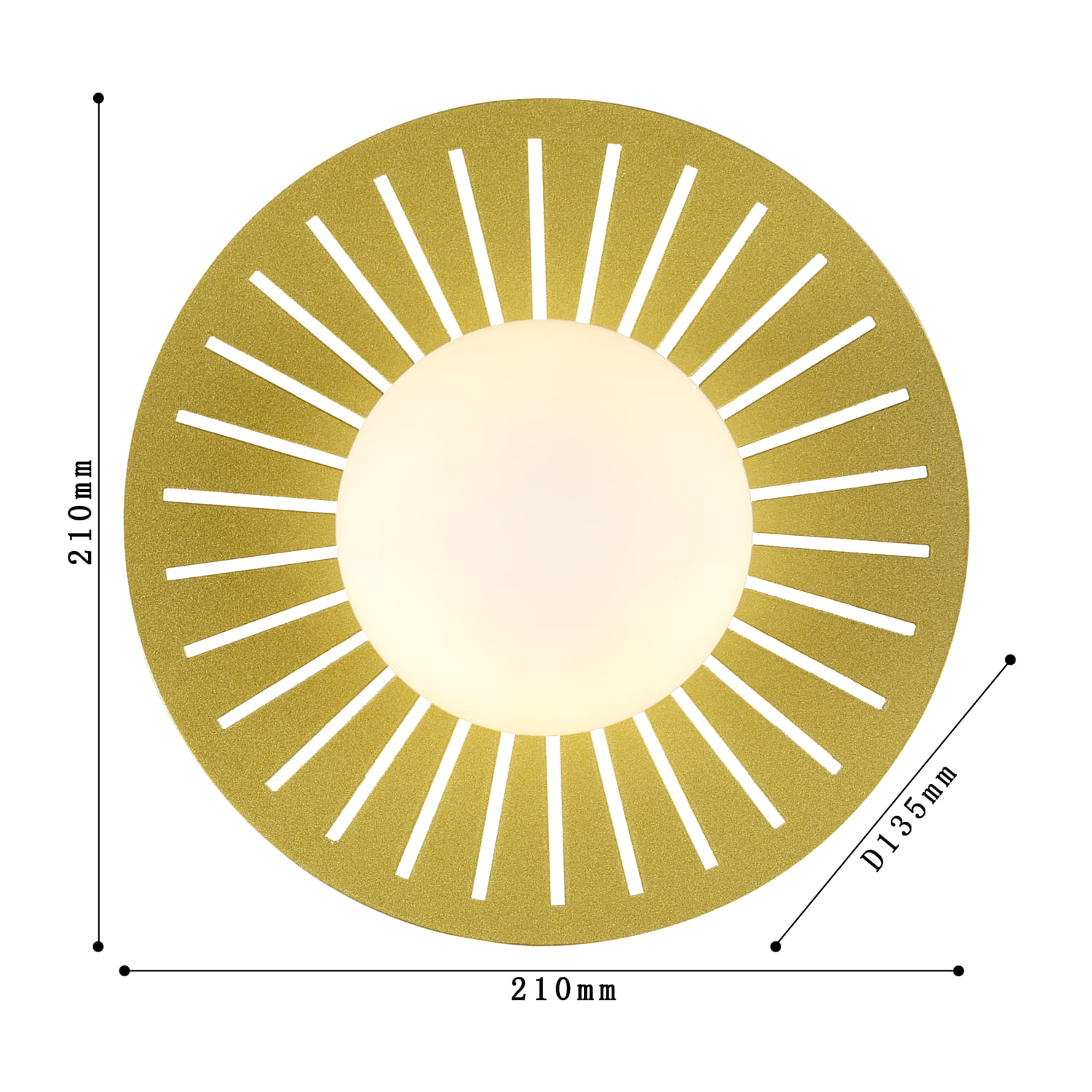 Настенный светильник Favourite Sonnenblume 2356-1W