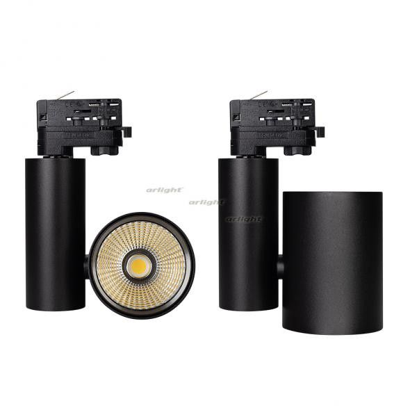 Трековый светильник Arlight трехфазный LGD-SHOP-4TR-R100-40W Warm SP2500-Bread (BK, 24 deg) 026386_ARL