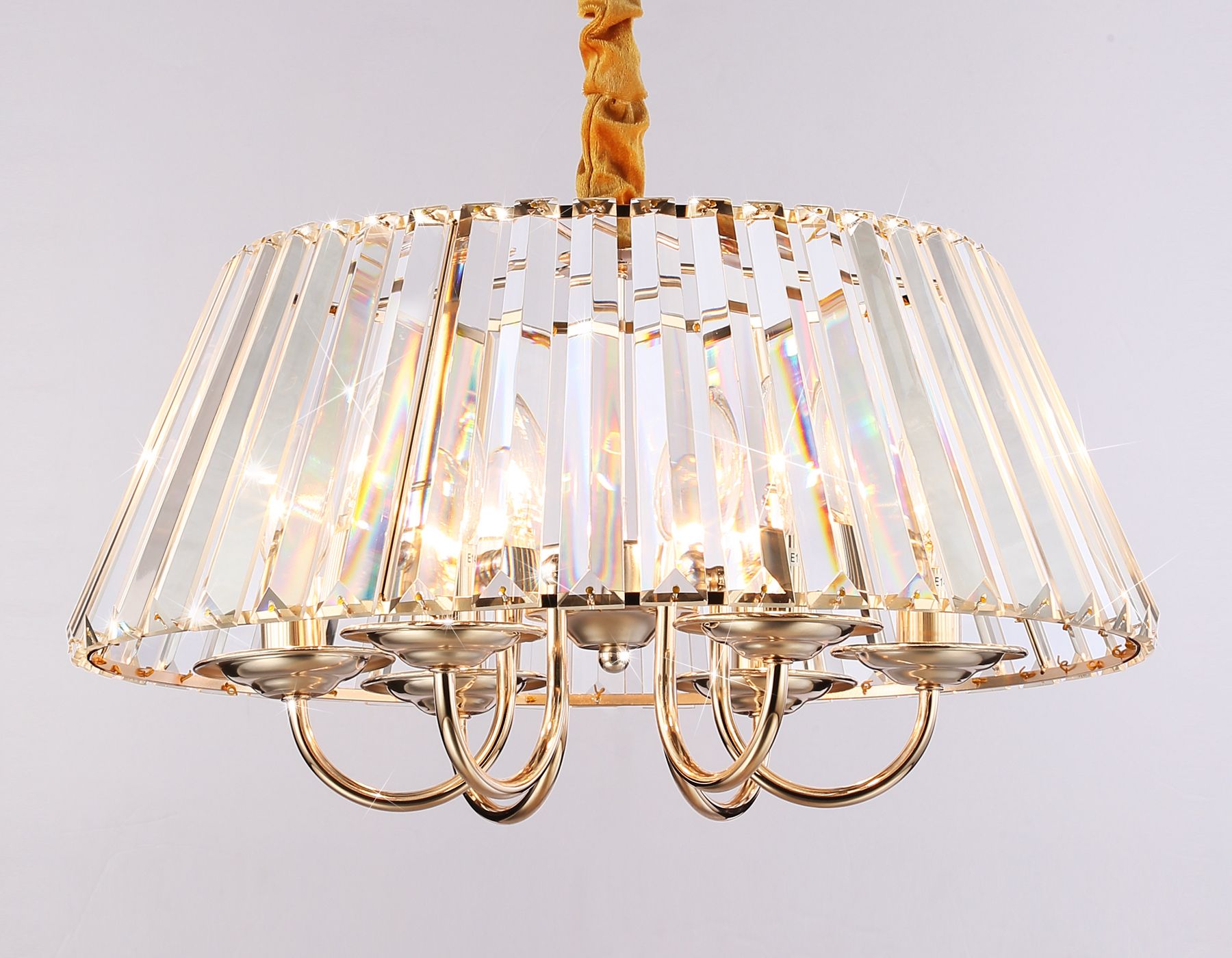 Подвесная люстра Ambrella light с хрусталем Traditional TR5039_AMB