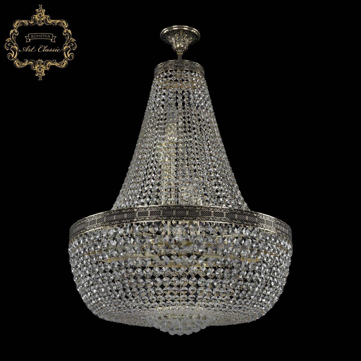 Хрустальная люстра Bohemia Art Classic 21.281.H2.60SP.GB_BI