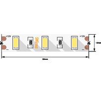 Лента со скотчем 3М светодиодная стандарт 5630, 60 LED/м, 12 Вт/м, 12В, IP20, Цвет: Теплый белый 00-00009714_SW