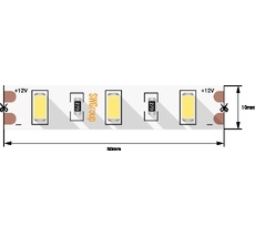 Лента со скотчем 3М светодиодная стандарт 5630, 60 LED/м, 12 Вт/м, 12В, IP20, Цвет: Теплый белый 00-00009714_SW