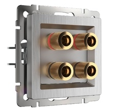 Акустическая розетка Werkel WL09-AUDIOx4 a051351_WR