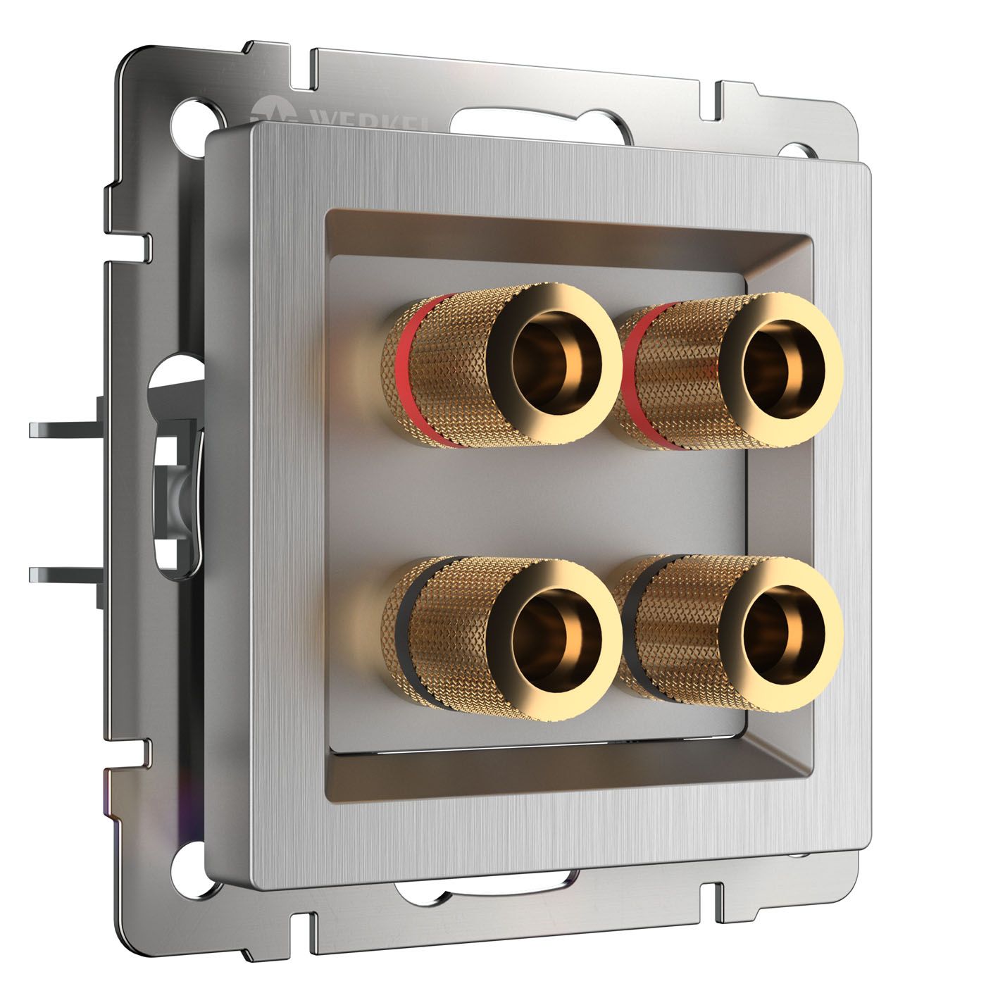Акустическая розетка Werkel WL09-AUDIOx4 a051351_WR