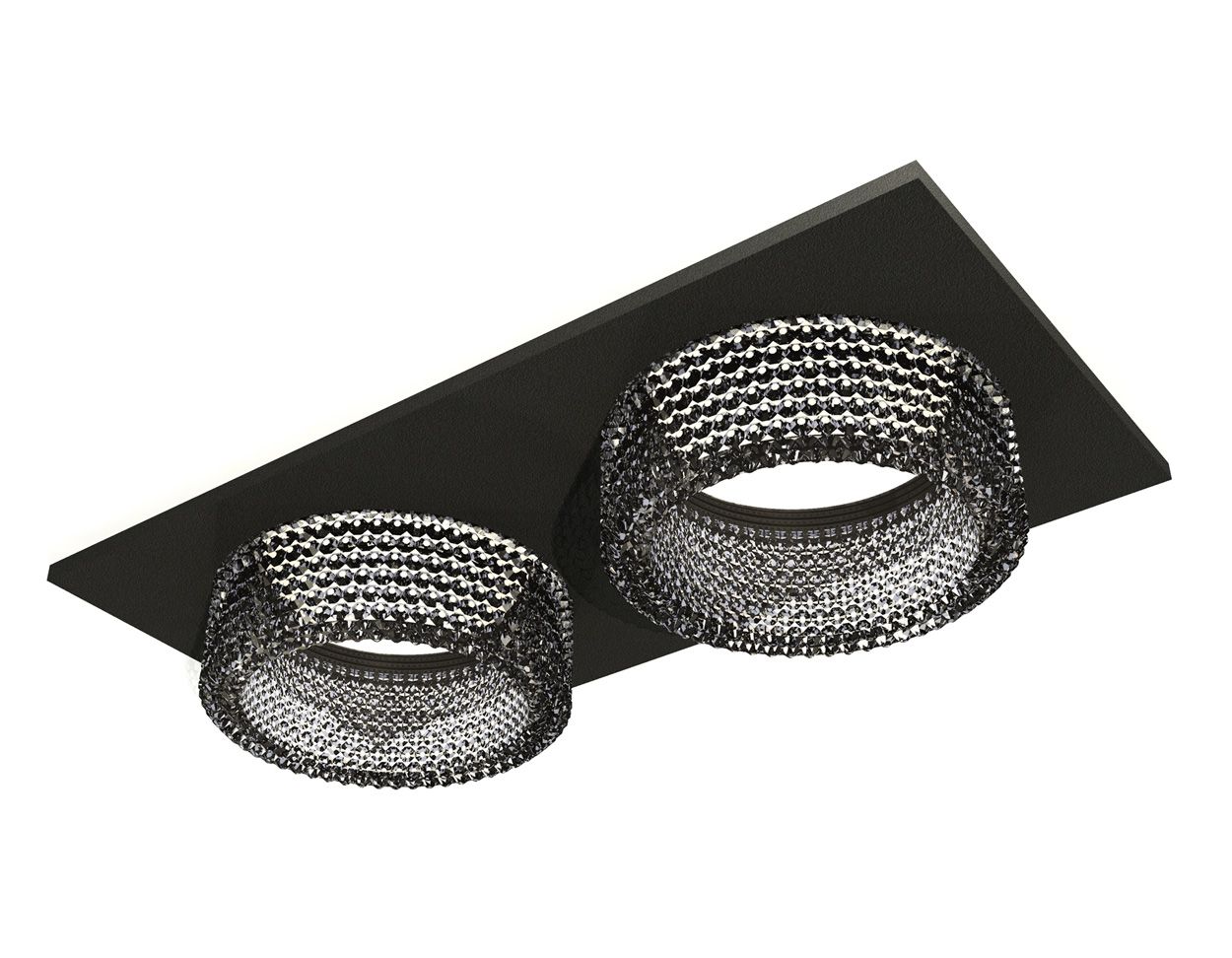 Комплект встраиваемого светильника Ambrella light с композитным хрусталем Techno XC6526041_AMB