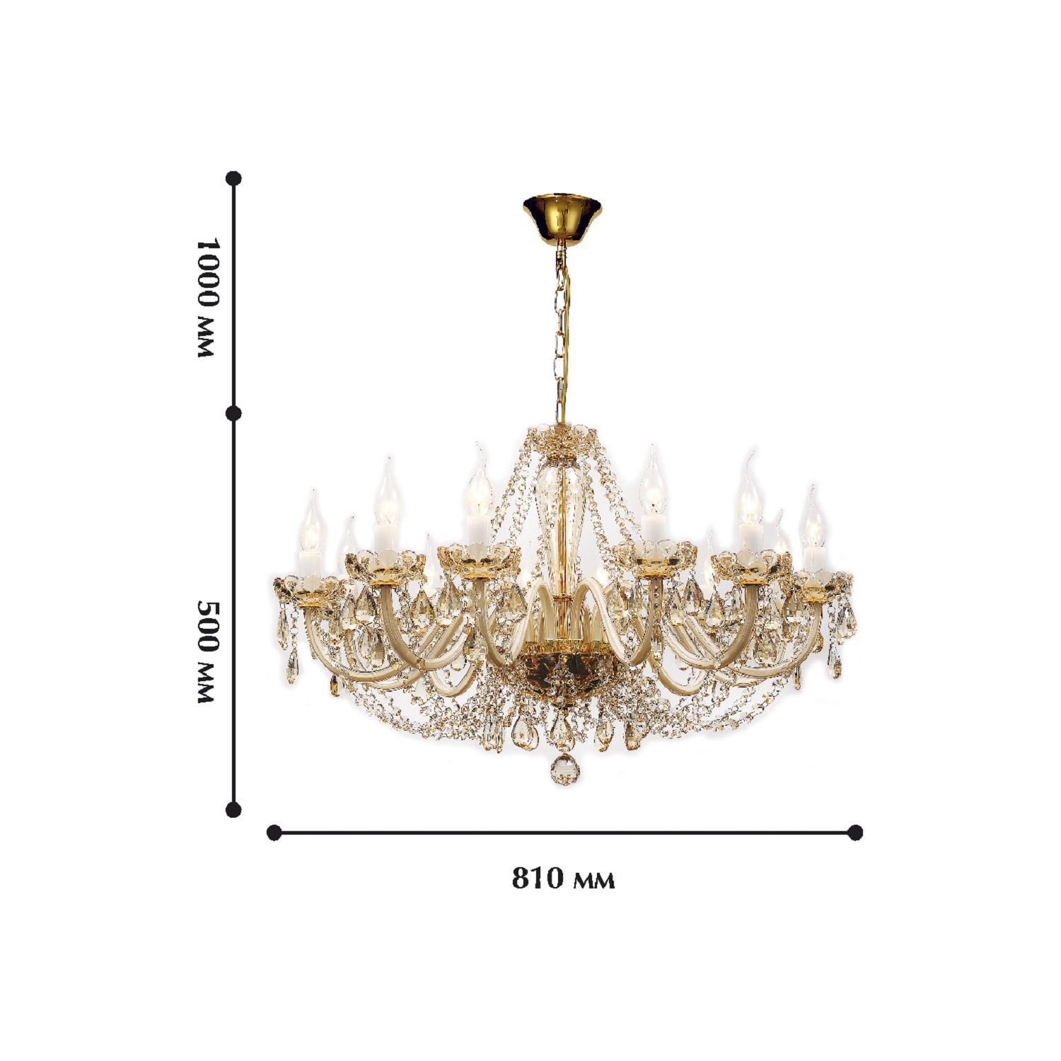 Хрустальная люстра Favourite 1738-12P