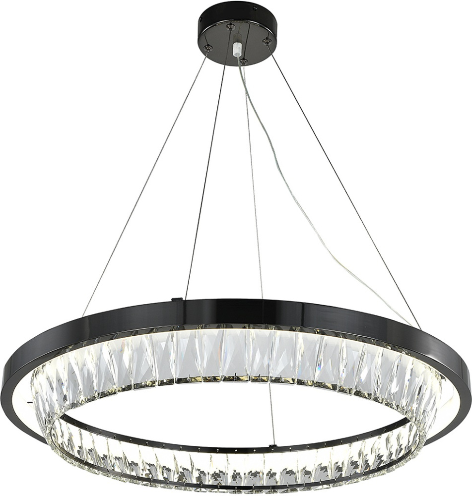 Потолочный светильник подвесной шириной 60 см LED (12045/1P Black) Indigo V000103L