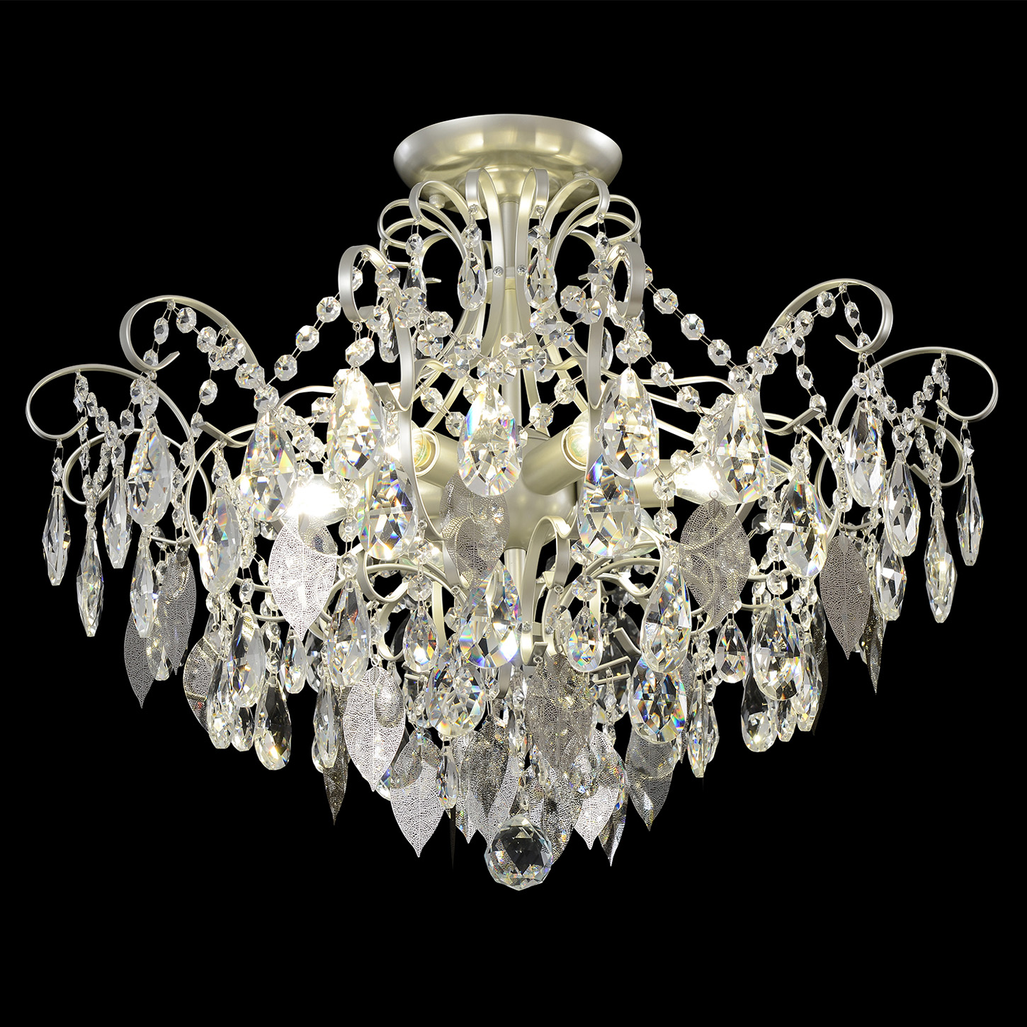 

Потолочная люстра Crystal Lux ESMIRALDA PL6 SILVER, ESMIRALDA PL6 SILVER