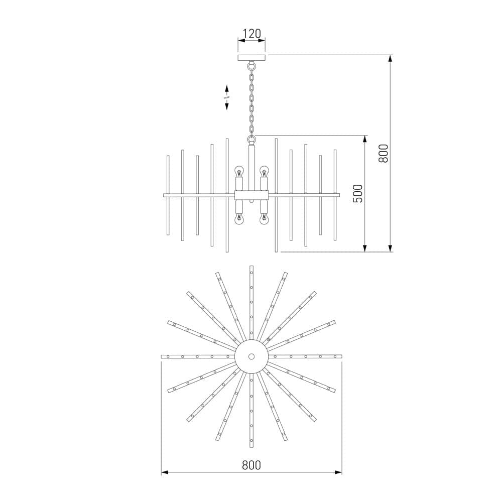 Подвесная люстра Bogates УМНЫЙ ДОМ Allure a057237_EU