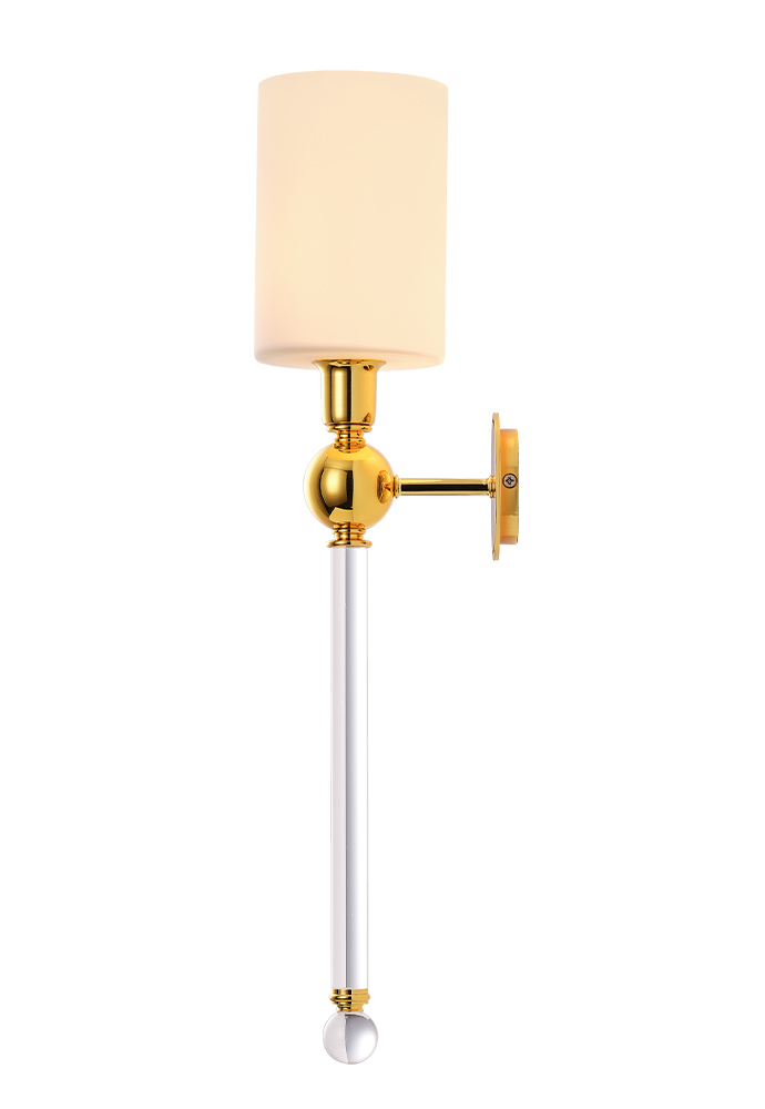 Бра Crystallux MIRABELLA MIRABELLA AP1 GOLD/WHITE_CR