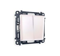 Выключатель двузхлавишный Ambrella Volt ALFA QUANT MA203010_AMB