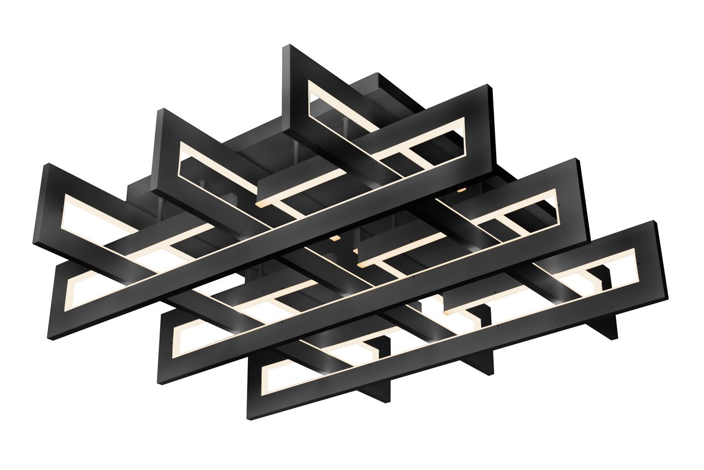 Потолочная люстра ILedex Stalker 9082-800*800-X 192W BK_IX