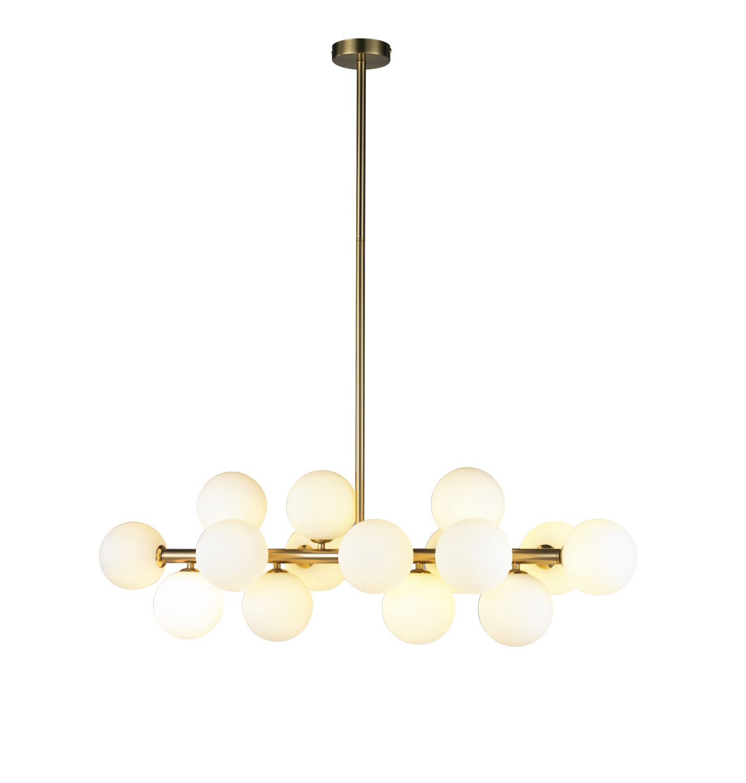 Подвесная люстра ILamp GOLDEN 8516P/L BR-WH_IP