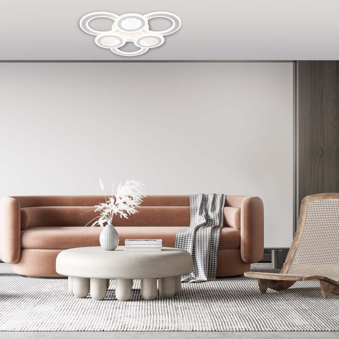 Потолочная люстра (+ночной режим) с пультом 10267/6 LED*170W Escada 10267/6LED_ESC