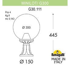 Уличный грунтовый ландшафтный светильник FUMAGALLI MINILOT G30.111.000.VXF1R