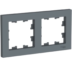 Рамка на 2 поста (грифель) Systeme Electric ATN000702